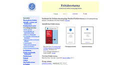 Desktop Screenshot of fritidsvetarna.com