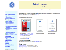 Tablet Screenshot of fritidsvetarna.com